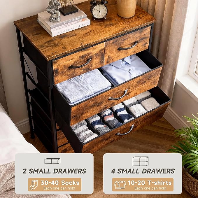 Mifuro Tall Dresser for Bedroom, Vertical Storage Organizer Tower