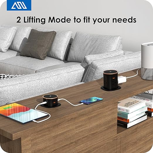 ANNQUAN Motorized Pop Up Countertop Receptacle