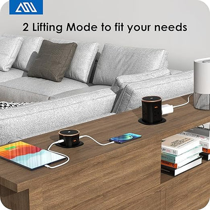 ANNQUAN Motorized Pop Up Countertop Receptacle