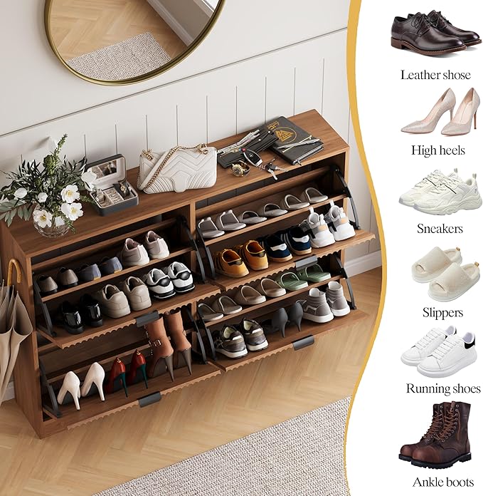 Shoe Cabinet Storage for Entryway