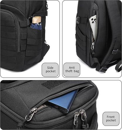 Wotony Military tactical backpack, backpack for men black small tactical assault bag
