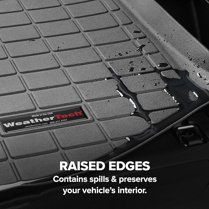 WeatherTech Cargo Trunk Liner for Toyota 4Runner Hybrid, Behind 2nd Row (401831), Black