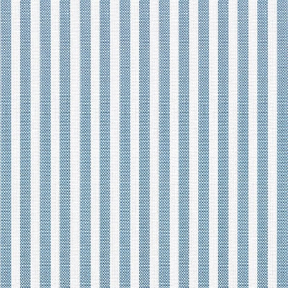 AAAAAcessories D-Shaped Chair Cushions, 2" Thick Dining Chair Pads with Ties and Removable, Machine-Washable Cover, 17" x 16", Set of 4, Pinstripe Blue
