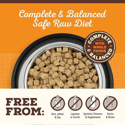 Primal Freeze Dried Dog Food, Pronto Mini Nuggets, Beef; Scoop & Serve, Complete & Balanced Meal; Also Use as Topper or Treat; Premium, Healthy, Grain Free High Protein Raw Dog Food (25 oz)