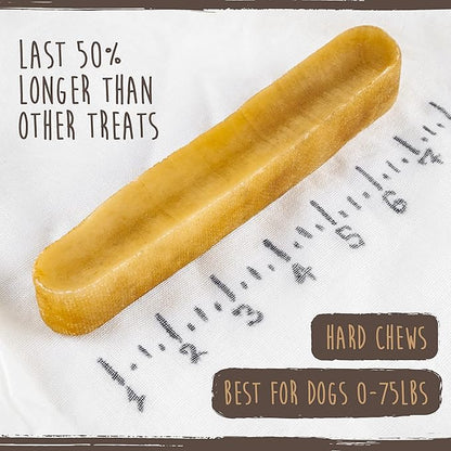 Mighty Paw Yak Cheese Chews for Dogs | All-Natural Long Lasting Pet Treats. Odorless and Great for Oral Health. Limited-Ingredient Chews for Puppies & Power-Chewers (Monster, 1 Pack)