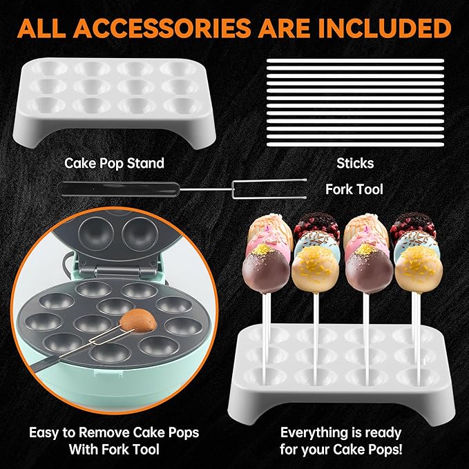 Baker's Friend Cake Pop Maker Machine Set