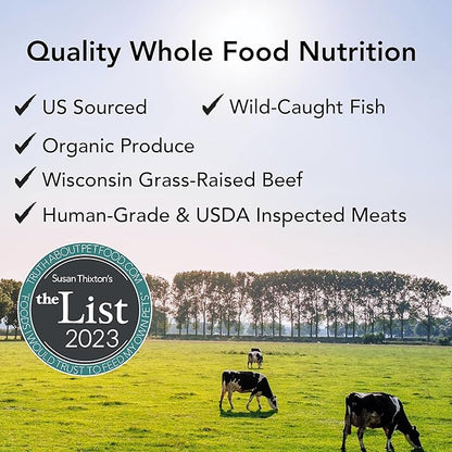 Simple Food Project - Beef & Salmon Recipe - Freeze Dried Raw Food for Dogs - 24oz