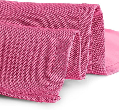 Gee Di Moda Rectangle Tablecloth - 70 x 120 Inch Fuchsia Table Cloth for 6 or 8 Foot Rectangle Tables - Heavy Duty Washable Fabric - for Holiday Party, Dinner, Weddings, Baby Shower & Events