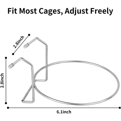 2PCS Kennel Water Bowl Hanging,Stainless Steel Puppy Bowls For Small Dog Cage,Kennel, Crate, Catio Accessories,Dog Crate Water Bowl Dish Feeder Food Holder No Spill