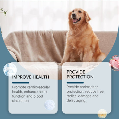 Dog Mineral Supplement Tablets, 80 Chewable Minerals Tablets For Pica, Appetite & Bone Health Support, Non-GMO Human Grade Pet Vitamins